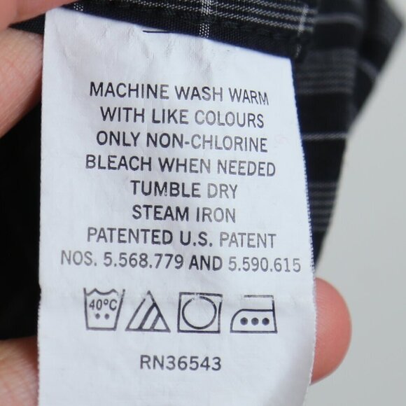 Vintage Calvin Klein Collared Button Down Windowpane Check Shirt Size 16.5 - Picture 8 of 8